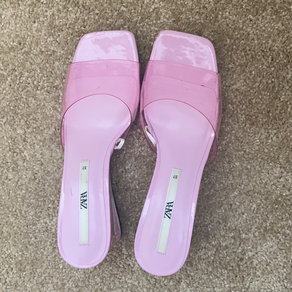 Light purple zara sandal/heel